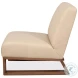 Wylam Cappucino White Leather Chair