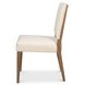 Bauhaus Beige Light Oak Upholstered Dining Chair Set of 2