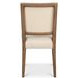 Bauhaus Beige Light Oak Upholstered Dining Chair Set of 2