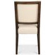 Bauhaus Beige Dark Oak Upholstered Dining Chair Set of 2
