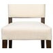 Bauhaus Beige Dark Oak Upholstered Dining Chair Set of 2