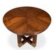 Brooklyn Jupe Walnut 56" Extendable Round Dining Table
