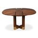 Brooklyn Jupe Walnut 56" Extendable Round Dining Table