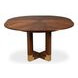 Brooklyn Jupe Walnut 56" Extendable Round Dining Table