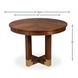 Brooklyn Jupe Walnut 56" Extendable Round Dining Table
