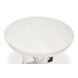 Brooklyn Jupe White 56" Extendable Round Dining Table