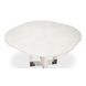 Brooklyn Jupe White 56" Extendable Round Dining Table