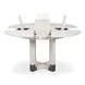 Brooklyn Jupe White 56" Extendable Round Dining Table