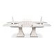 Gramercy Park Jupe White 100" Extendable Rectangular Dining Table