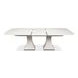 Gramercy Park Jupe White 100" Extendable Rectangular Dining Table