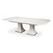 Gramercy Park Jupe White 100" Extendable Rectangular Dining Table