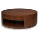 Vero Brown Round Cocktail Table