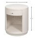 Vero White Round Side Table