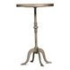 Carolina Brown and Gray Round Leaf Side Table