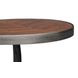 Brightleaf Brown and Gray Round Side Table