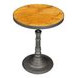 Banner House Brown and Gray Round Side Table