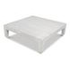 Classic Chinese White Square Cocktail Table