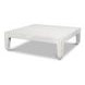 Classic Chinese White Square Cocktail Table