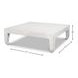 Classic Chinese White Square Cocktail Table