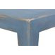 Classic Chinese Blue Square Cocktail Table