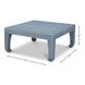 Classic Chinese Blue Square Cocktail Table