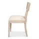 Ridge Bleached Oak Performance Fabric Upholstered Dining Chair Set of 2