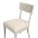Ridge Working White Performance Fabric Upholstered Dining Chair Set of 2