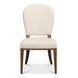 Caro Cream Performance Fabric Upholstered Dining Chair Set of 2