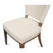 Caro Cream Performance Fabric Upholstered Dining Chair Set of 2