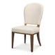Caro Cream Performance Fabric Upholstered Dining Chair Set of 2