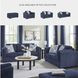 Evansley Navy Performance Fabric Chair And A Half
