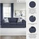 Evansley Navy Performance Fabric Sofa