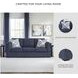 Evansley Navy Performance Fabric Sofa