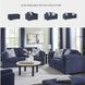 Evansley Navy Performance Fabric Sofa