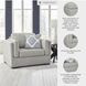Evansley Pewter Performance Fabric Chair And A Half