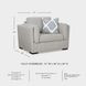 Evansley Pewter Performance Fabric Chair And A Half
