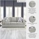 Evansley Pewter Performance Fabric 89" Sofa