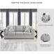 Evansley Pewter Performance Fabric 89" Sofa