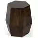 Gulchatai Wood And Gold Hexagonal Side Table