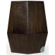 Gulchatai Wood And Gold Hexagonal Side Table