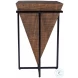 Gulnaria Natural Wood And Metal Accent Table
