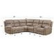 Olwen Mocha Modular Power Reclining Sectional with USB Charging