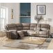 Olwen Mocha Modular Power Reclining Sectional with USB Charging