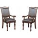 Lordsburg Brown Cherry Arm Chair Set of 2