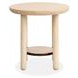Sunset Cove Sanibel Brown Round End Table