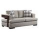 Niamey Gray 72" Loveseat with Pillow