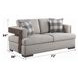 Niamey Gray 72" Loveseat with Pillow