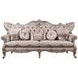 Jayceon Champagne 94" Sofa with Pillows