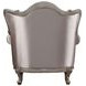 Jayceon Champagne Upholstered Lounge Chair with Pillow