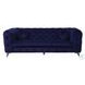 Atronia Blue Velvet 90" Sofa